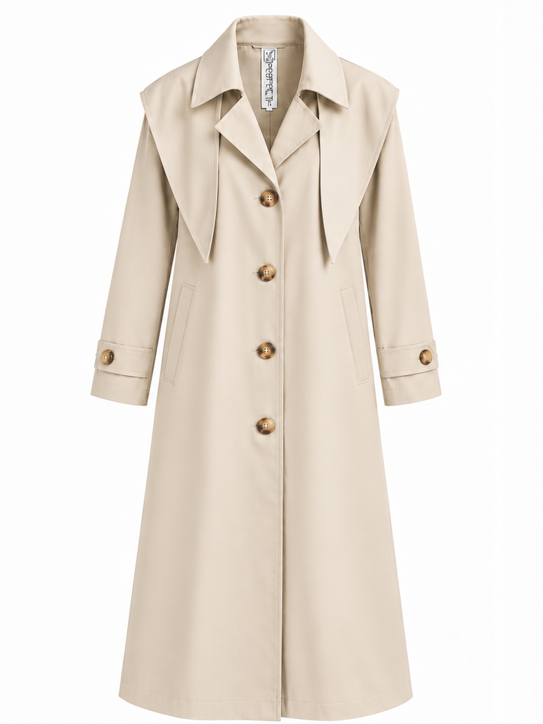 Gabardina Clara en Beige