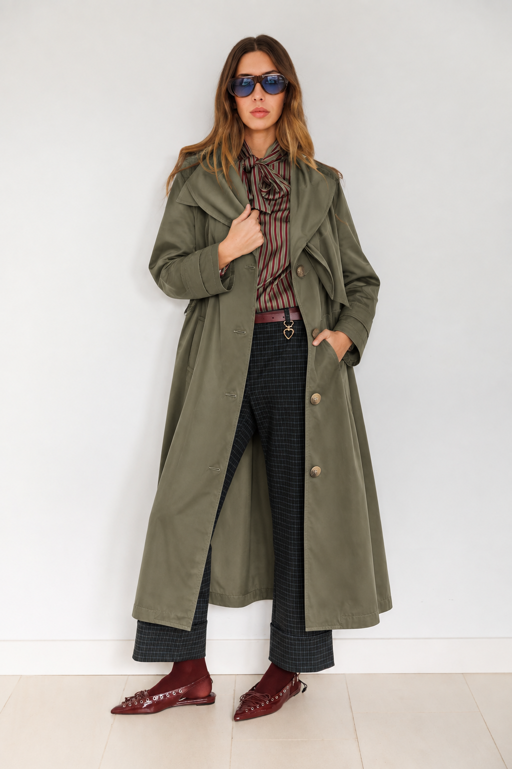 Gabardina Trench