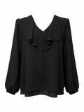 Blusa con volante