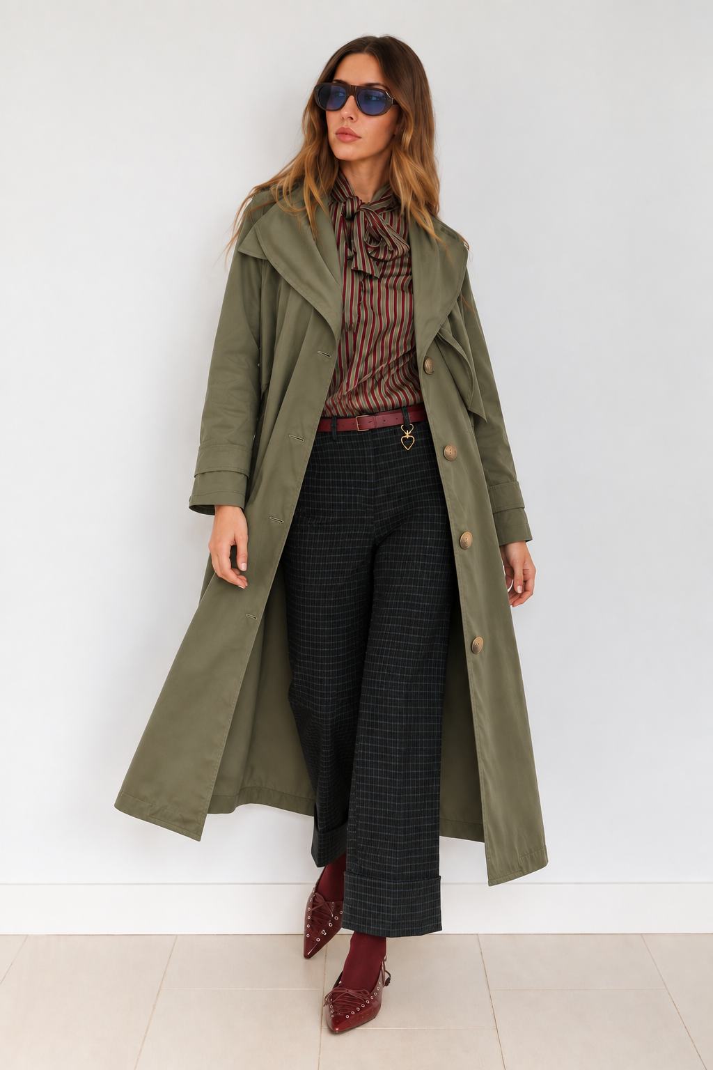 Gabardina Trench
