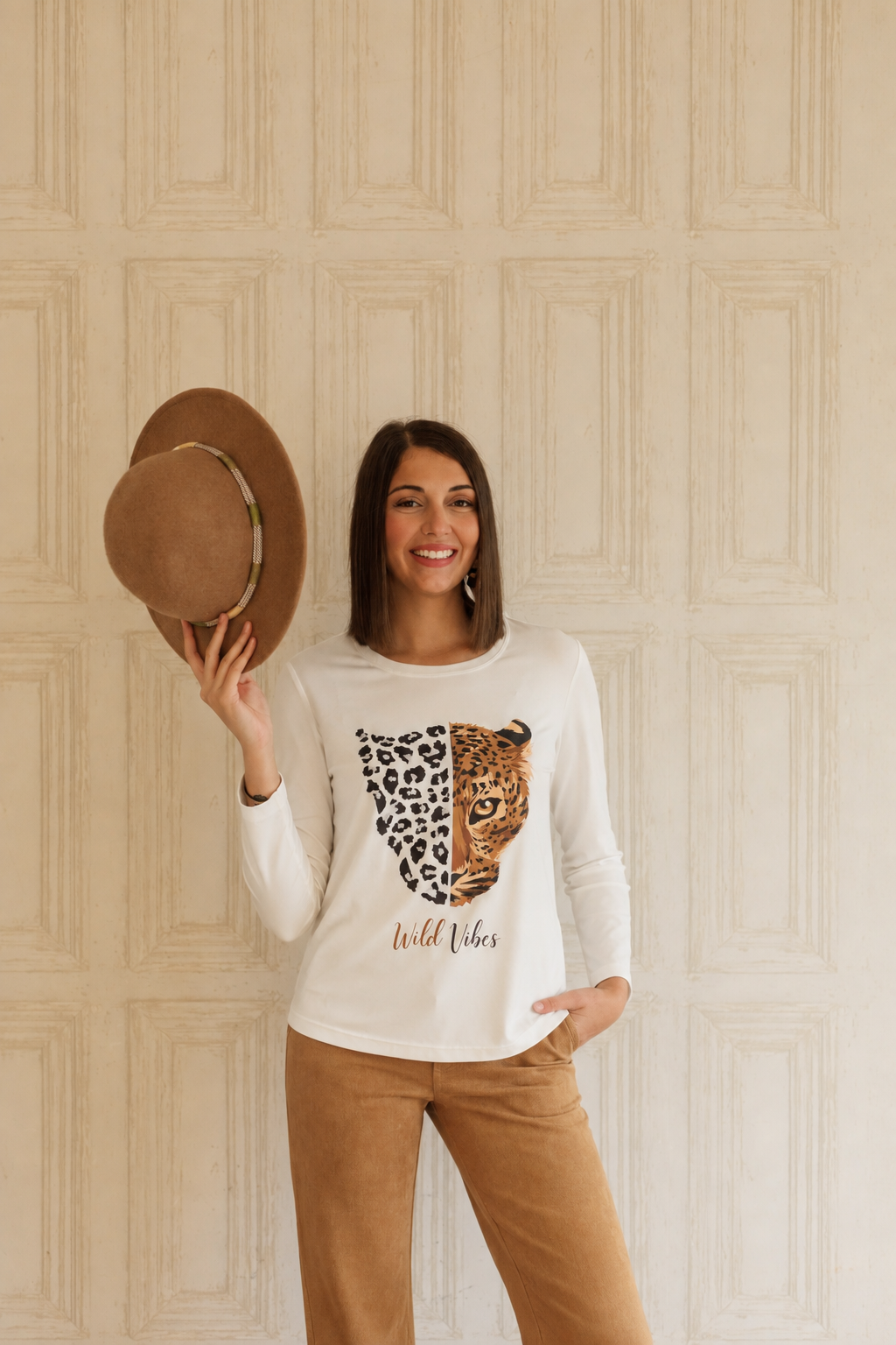 Camiseta Chiara Leopardo